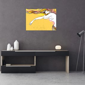 Obraz na szkle - Dziewczyna (70x50 cm)