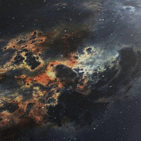 Obraz - Wszechświat z mgławicą (170x50 cm)