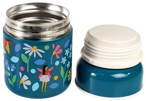 Niebieski termos na jedzenie dla dzieci 280 ml Fairies in the Garden – Rex London