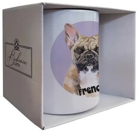 Bohemia Gifts Ceramiczny kubek - Frenchie, 350 ml