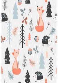 Dziecięcy dywan antypoślizgowy Conceptum Hypnose Forest, 80x120 cm
