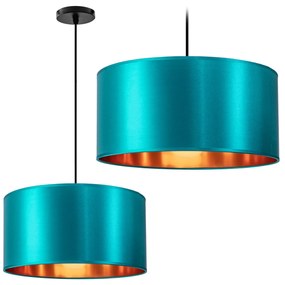 Lampa Wisząca  40cm APP954-1CP Niebieska