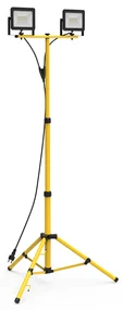 Naświetlacz Led na Statywie Bobby 2x50W 4000K, podwójny, stojak na lampy