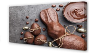 Zdjęcie na płótnie Czekolada, Słodycze i Zając Wielkanocny