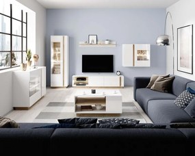 RACO Stolik Kawowy Biały – Nowoczesny Stół do Salonu