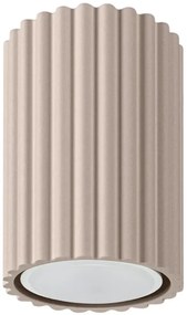 Ryflowany plafon w kolorze taupe E9-L05
