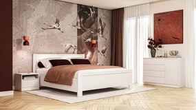 Łóżko New York 2.0 białe z oświetleniem Led