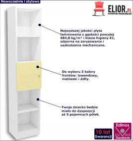 Regał dziecięcy na zabawki Nobros 13X - 3 kolory