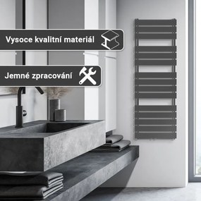 AQUAMARIN Pionowy grzejnik łazienkowy, 1500 x 450 mm