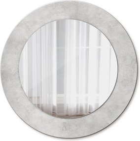 Lustro dekoracyjne okrągłe Betonowa tekstura