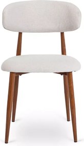 Krzesło tapicerowane Alekto w stylu retro vintage – wygodne krzesło do jadalni i salonu