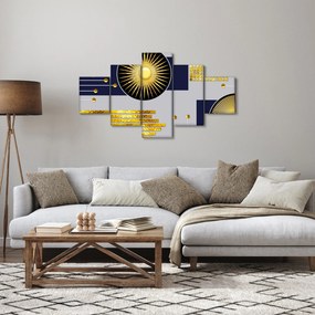 Obraz - Złote koła (125x70 cm)