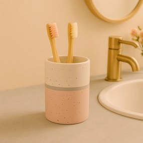 Ceramiczny kubek na szczoteczki, 7 x 10 cm