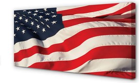 Obraz canvas na ścianę Gwiazdy i Pasy: Flaga USA