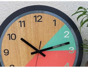 Zegar ścienny nowoczesny z cichym mechanizmem do salonu sypialni okrągły