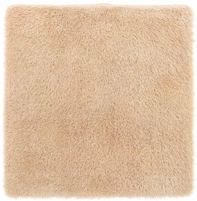 Beżowy dywan z długim włosiem 200x200 N1-W86