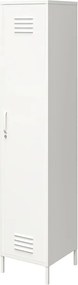 Biała metalowa szafka 38x185x40 cm Mission District – Støraa