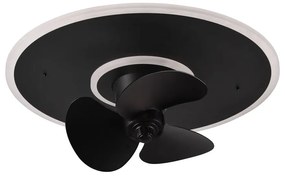 Lampa sufitowa LED w kolorze matowej czerni Nybro – Trio