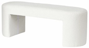 Ławka w pluszowym obiciu SOLIN, wys. 42 cm