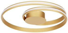 Redo 01-4358 - Ściemnialna lampa sufitowa LED TORSION LED/40W/230V, złota