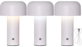 Biała lampa stołowa LED (wysokość 21,5 cm) Bobby – Star Trading