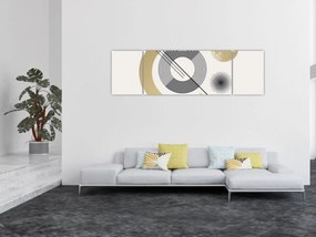Obraz - Kształty geometryczne N⁰2 (170x50 cm)