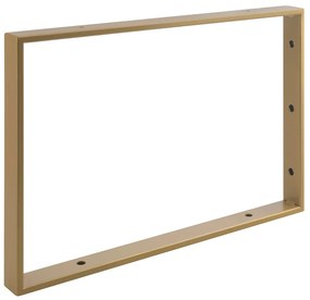 Stalowy stelaż pod blat w kolorze złota 49x2 cm – Sapho