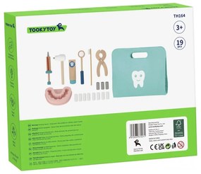 Tooky toy zestaw małego dentysty walizka lekarza 19 el. fsc