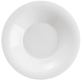 Biały talerz głęboki Brandani Panna Montata, ø 22,5 cm