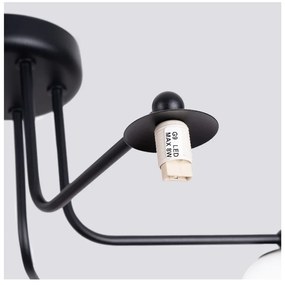 Czarno-biała lampa sufitowa Beam – Nice Lamps