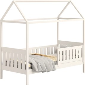 Łóżko domek Nemos 90x200 parterowe - biały