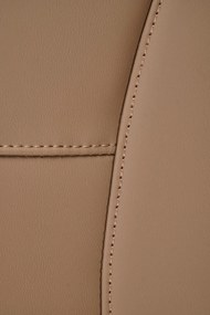 Fotel do gabinetu z ekoskóry Ederson Halmar w kolorze cappuccino