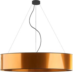 Miedziana lampa wisząca z dużym abażurem 100 cm 18X EX326 G6-N27