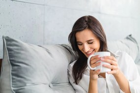 Poduszka na zagłówek PILLOW CHIC VELVET 140 szara SKANDICA