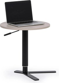 Stolik odkładczy, z regulacją wysokości, 51-77 x 50 cm, biały dąb