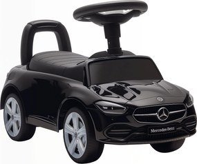 AIYAPLAY Mercedes-Benz C-Class jeździk z klaksonem, odgłosami silnika, schowkiem, dla dzieci 18-36 Monate, Schwarz | Aosom PL