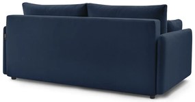 Ciemnoniebieska rozkładana sofa 211 cm Marcel – Bobochic Paris