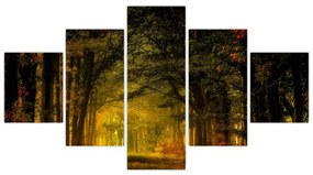 Obraz lasu (125x70 cm)
