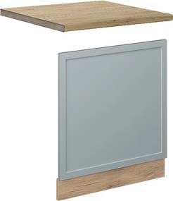 Panel przedni jasnoniebiesko-szary 60x1.6x67.4 fame-line