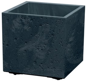 Donica Sierra Square Beton Effect 38 x 38 x 37 cm antracyt PROSPERPLAST