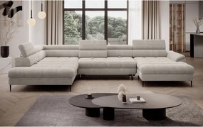 Narożnik EMPOLI XL układzie U z funkcją spania WERSAL