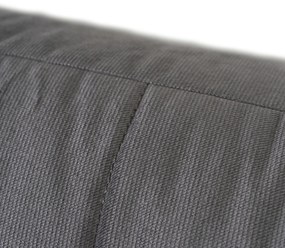 Sofa z Funkcją Spania SEUL Rozkładana Dwuosobowa Welurowa Szara Nowoczesna do Salonu