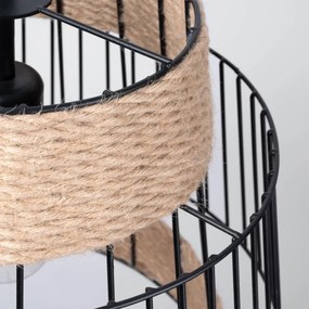 Lampa wisząca BRILO czarna SOLLUX  LIGHTING