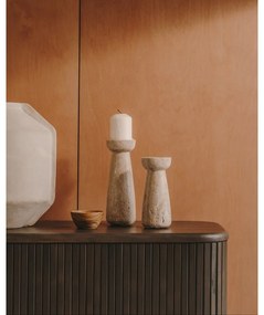 Kamienny świecznik na świeczkę typu tealight Magan – Kave Home
