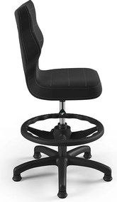 Krzesło dziecięce Petit czarny Velvet 17 rozmiar 4 (133-159 cm) WK+P