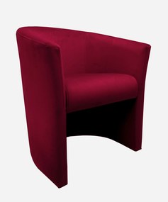 Fotel CLUB tkanina Welur elegancki fotel tapicerowany do salonu i gabinetu : Kolor tkaniny - VELVET - MG31
