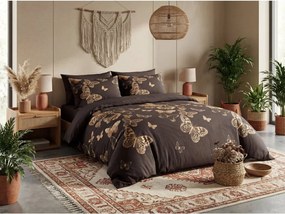 PrzytulneMieszkanie.pl PrzytulneMieszkanie.pl Pościel z mikrofibry AURELIS ciemno brązowa Rozmiar pościeli: 2 szt 70 x 80 cm | 160 x 200 cm
