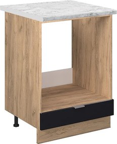 Szafka kuchenna czarne paski 60x60x82 fame-line