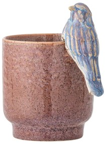 Kamionkowa ręcznie malowana osłonka na doniczkę ø 11 cm Larky – Bloomingville