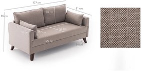 Beżowa sofa 177 cm Bella – Balcab Home